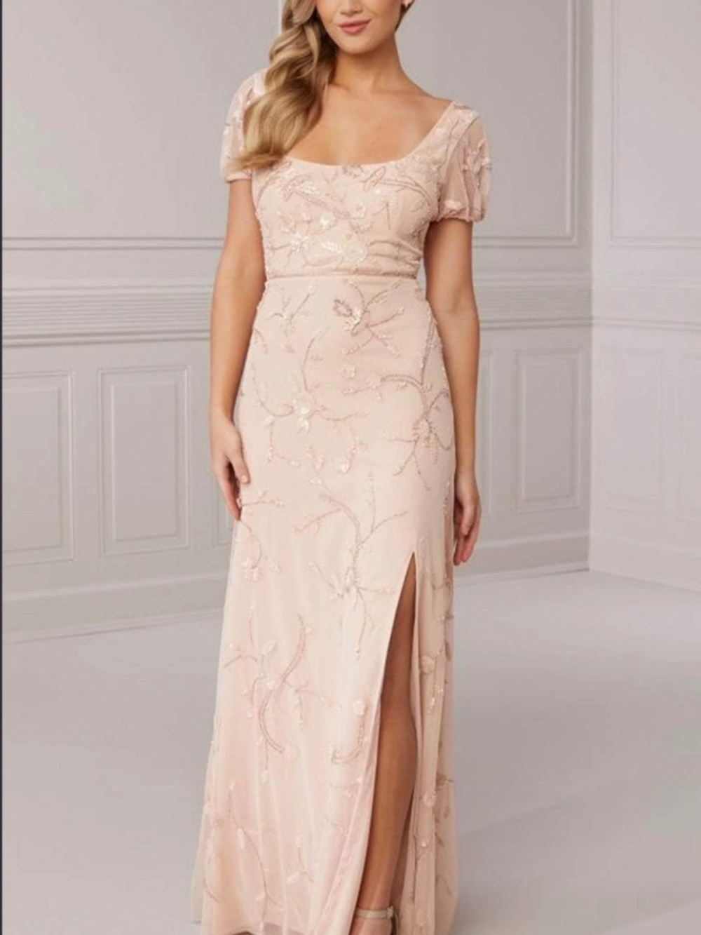 Adrianna Papell beaded gown